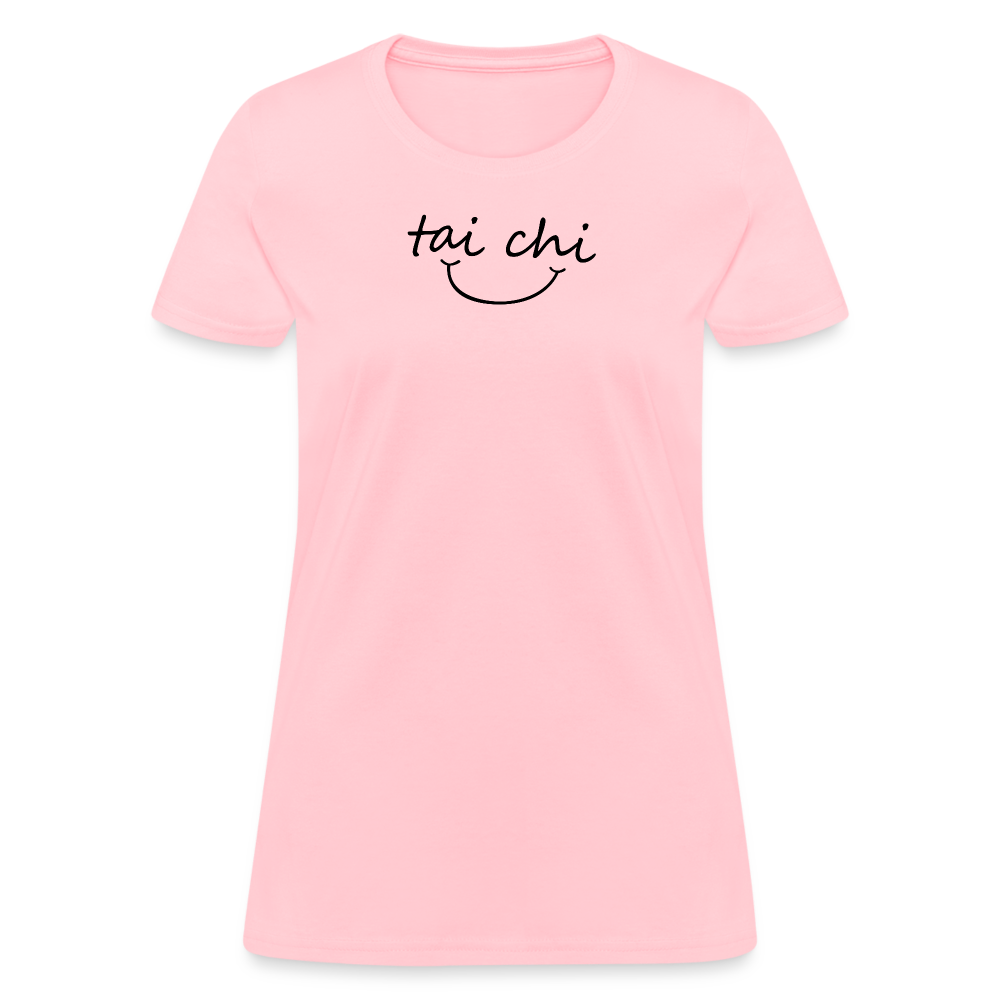 Tai Chi Smile Women's T-Shirt - pink