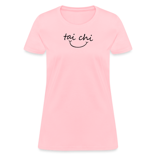 Tai Chi Smile Women's T-Shirt - pink