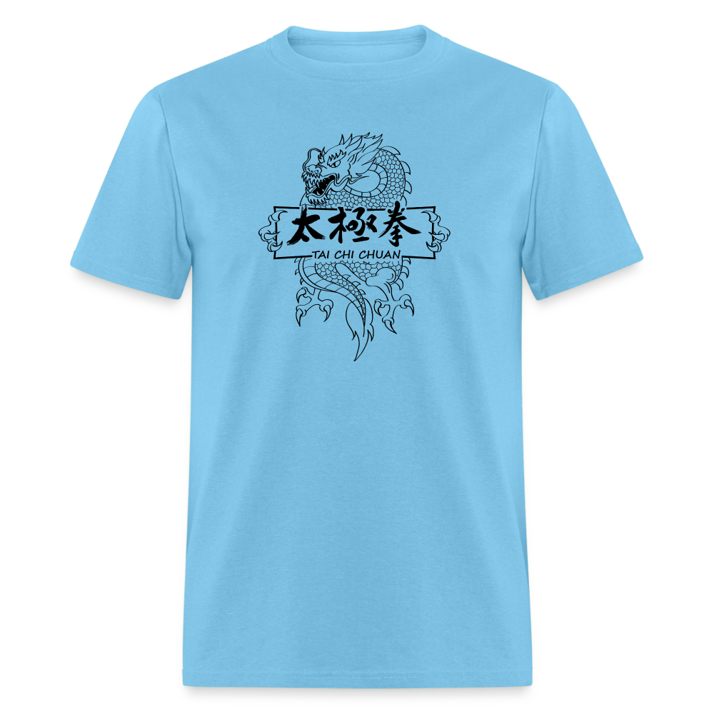 Dragon Tai Chi Chuan Men's T-Shirt - aquatic blue