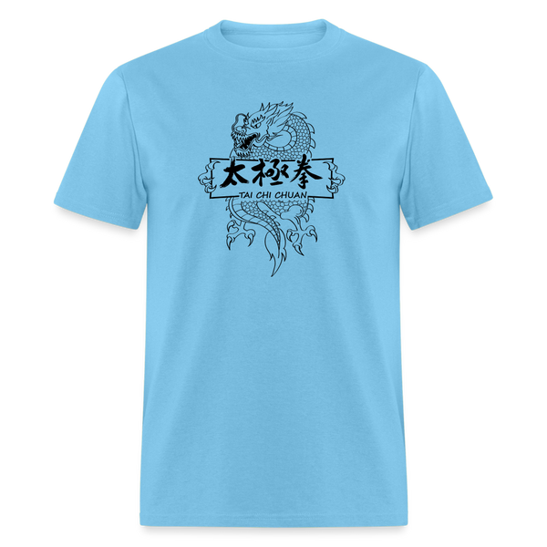 Dragon Tai Chi Chuan Men's T-Shirt - aquatic blue