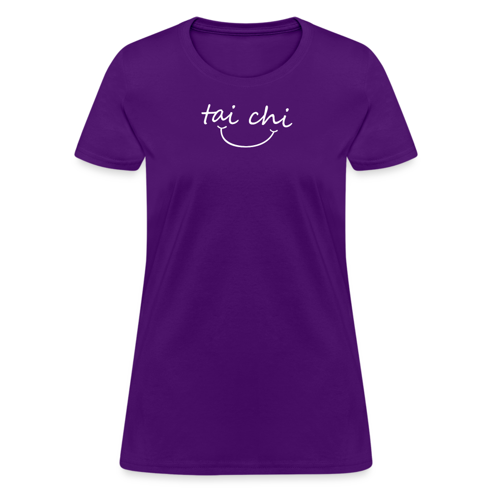 Tai Chi Smile Women's T-Shirt - purple