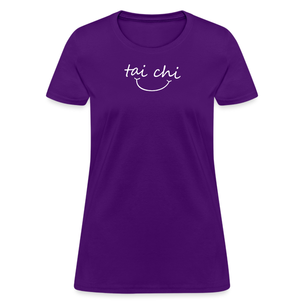 Tai Chi Smile Women's T-Shirt - purple