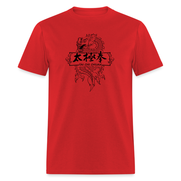 Dragon Tai Chi Chuan Men's T-Shirt - red