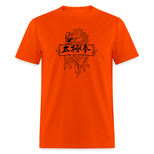 Dragon Tai Chi Chuan Men's T-Shirt - orange