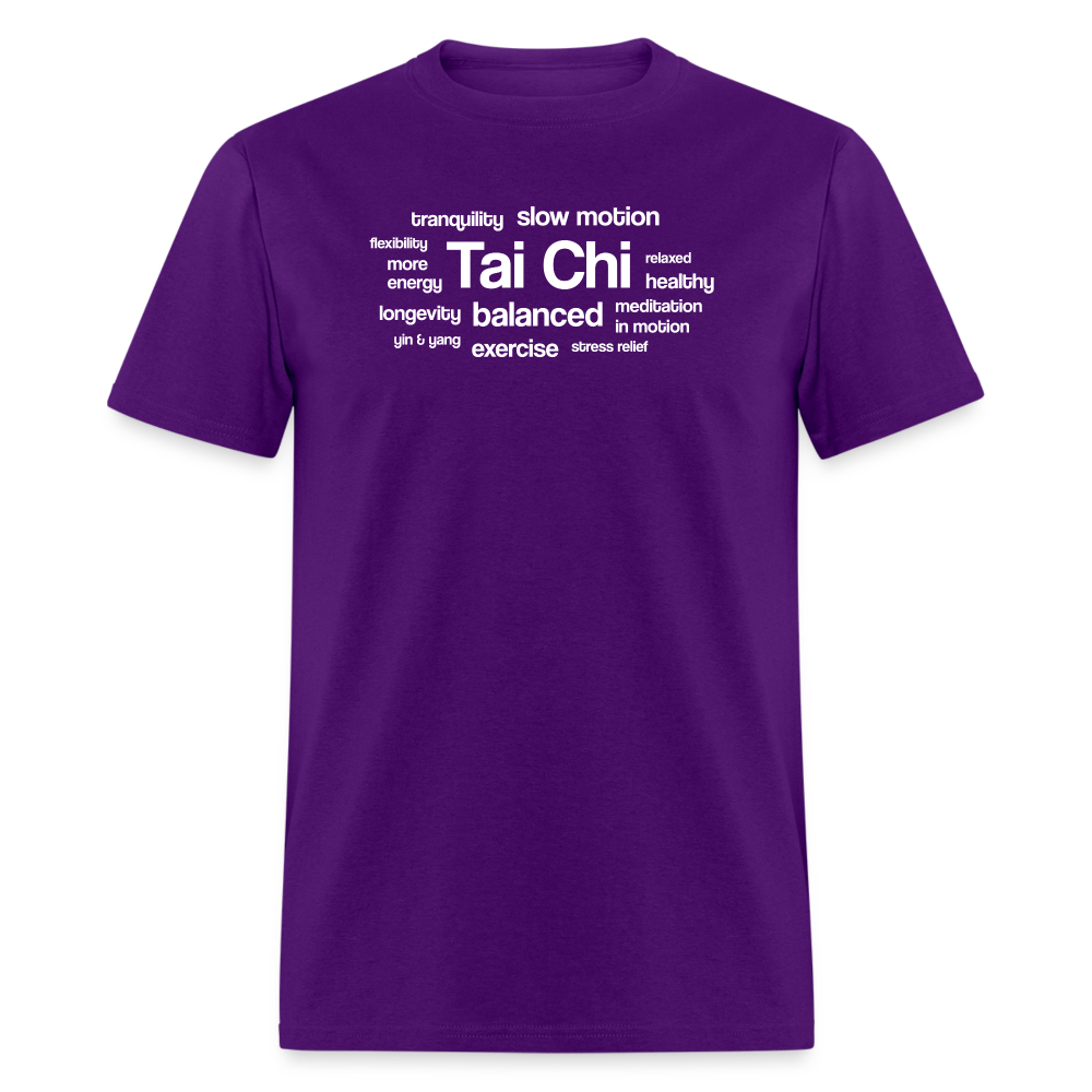 Tai Chi Health Benefits Men's T-Shirt - purple