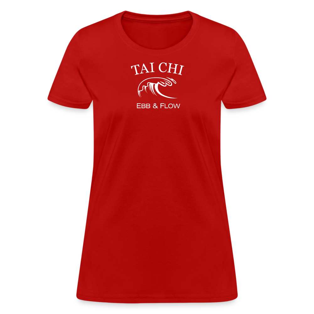 Tai Chi Ebb & Flow Women's T-Shirt - red