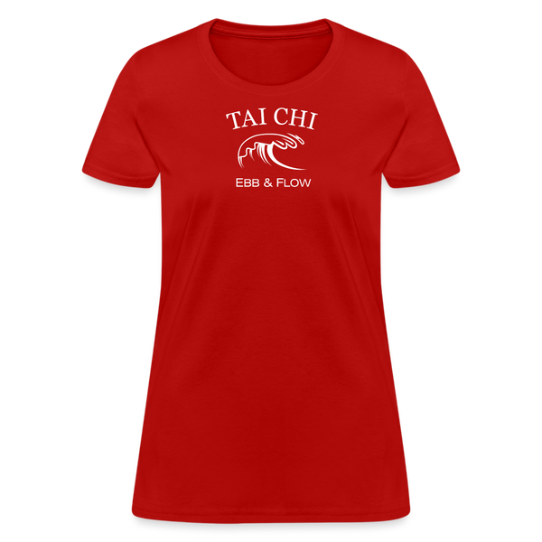 Tai Chi Ebb & Flow Women's T-Shirt - red