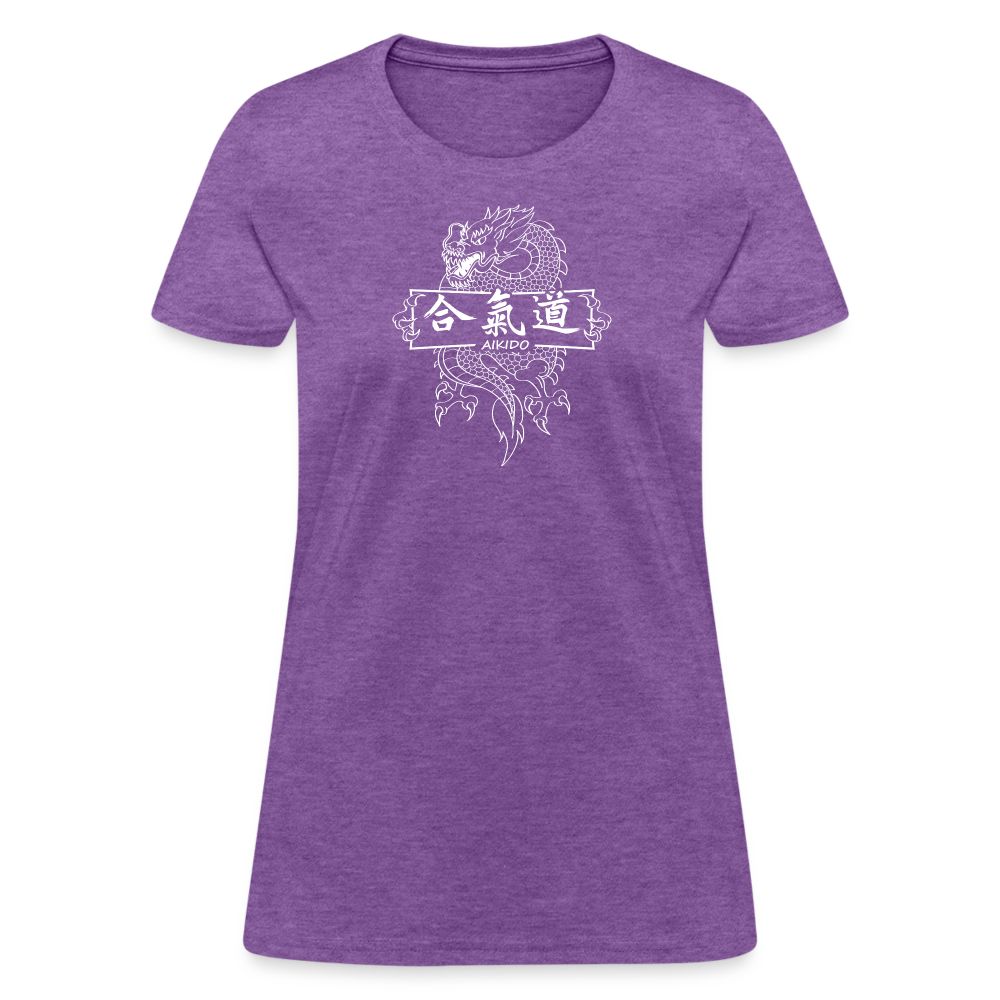 Dragon Aikido Women's T-Shirt - purple heather