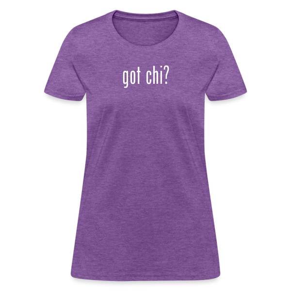 Got Chi? Women's T-Shirt - purple heather