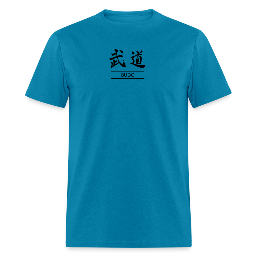 Budo Kanji Men's T-Shirt - turquoise