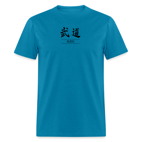 Budo Kanji Men's T-Shirt - turquoise