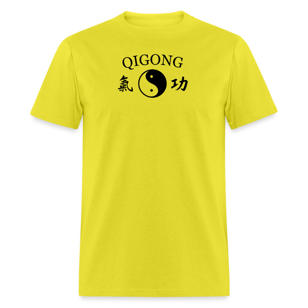 Qigong Kanji Men's T-Shirt - yellow