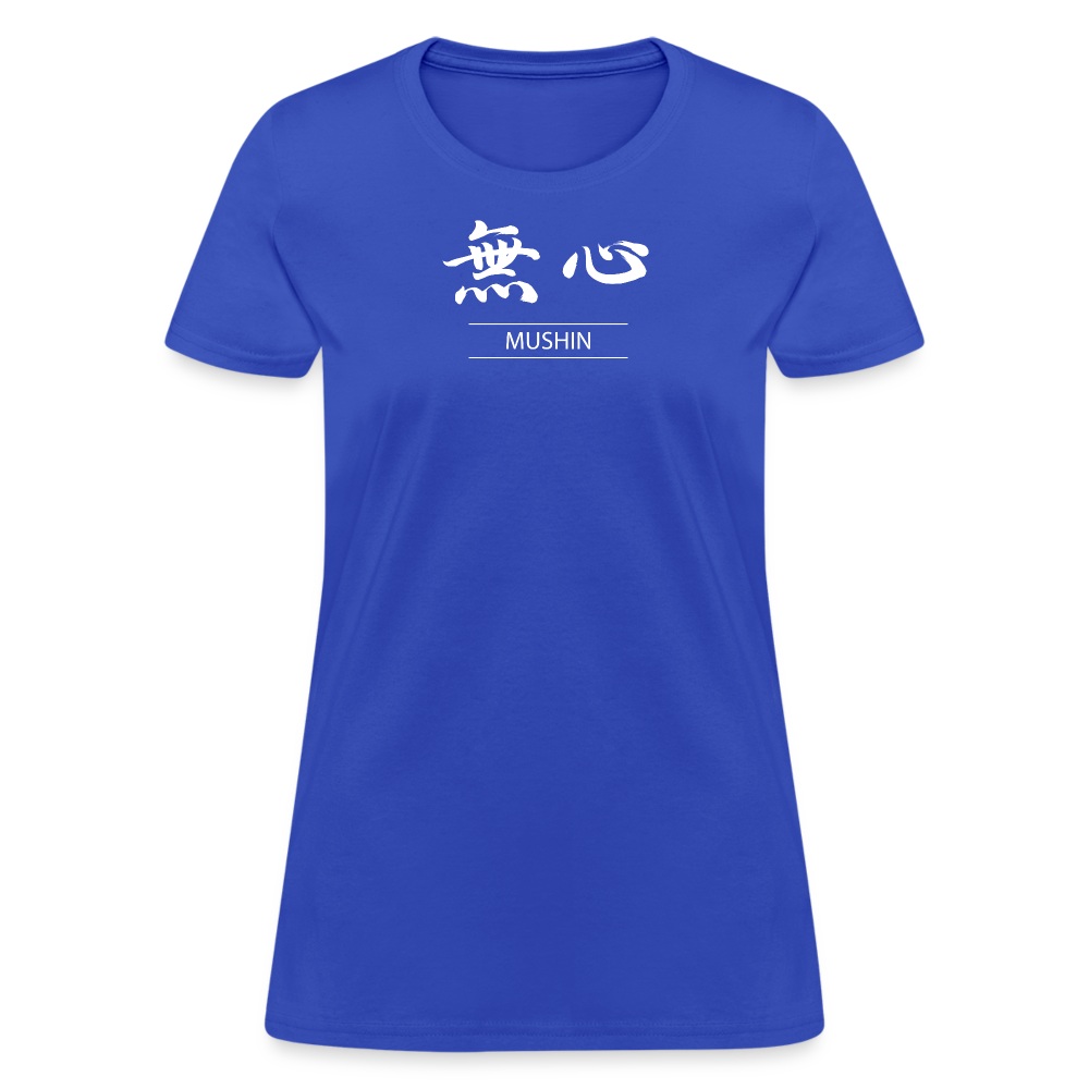 Mushin Kanji Women's T-Shirt - royal blue