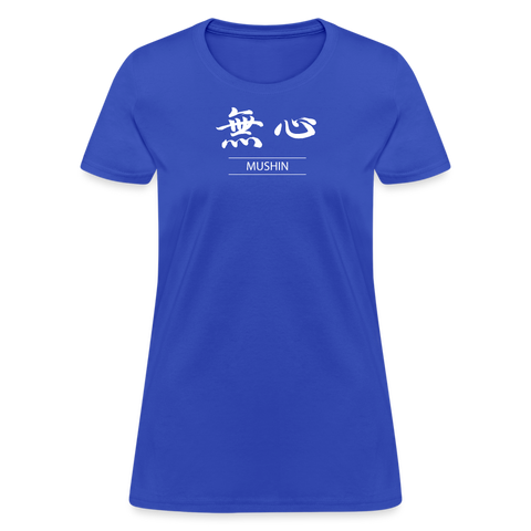 Mushin Kanji Women's T-Shirt - royal blue