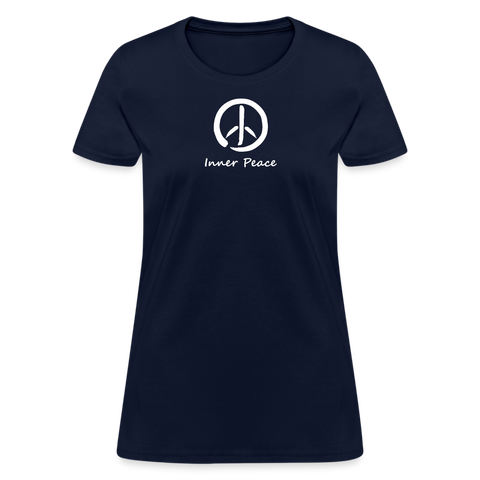 Inner Peace Women's T-Shirt - navy