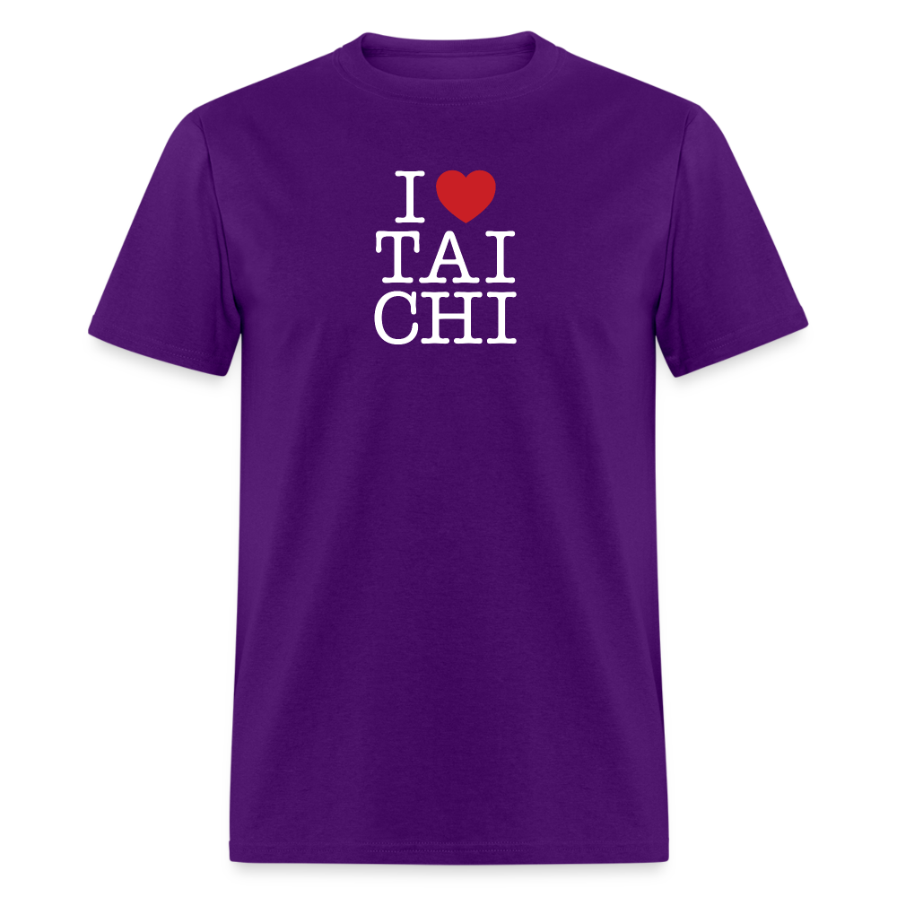 I Love Tai Chi Men's T-Shirt - purple