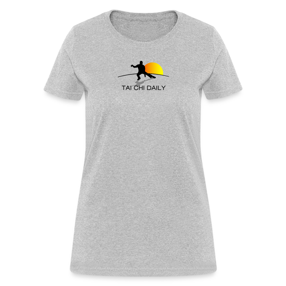 Tai Chi Daily Women's T-Shirt - heather gray