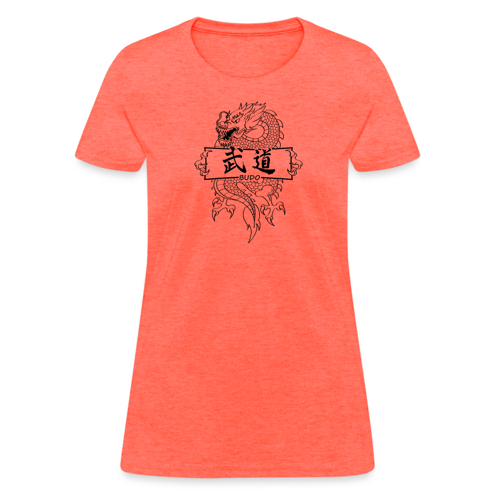 Dragon Budo Women's T-Shirt - heather coral