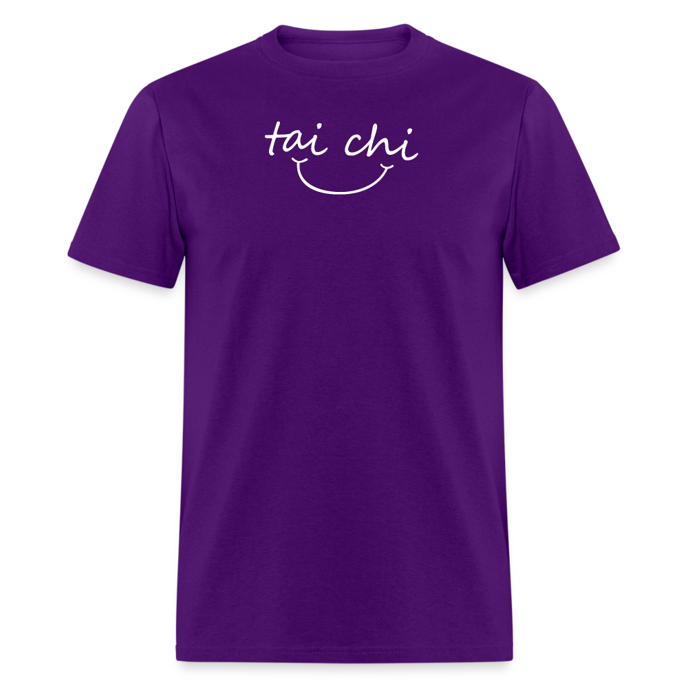 Tai Chi Smile Men's T-Shirt - purple