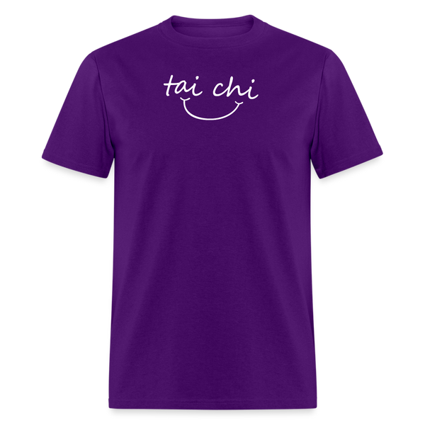 Tai Chi Smile Men's T-Shirt - purple