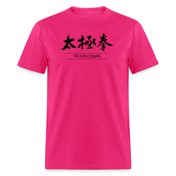 Tai Chi Chuan Kanji Men's T-Shirt - fuchsia