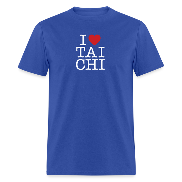 I Love Tai Chi Men's T-Shirt - royal blue