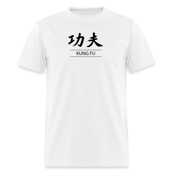 Kung Fu Kanji Men's T-Shirt - white