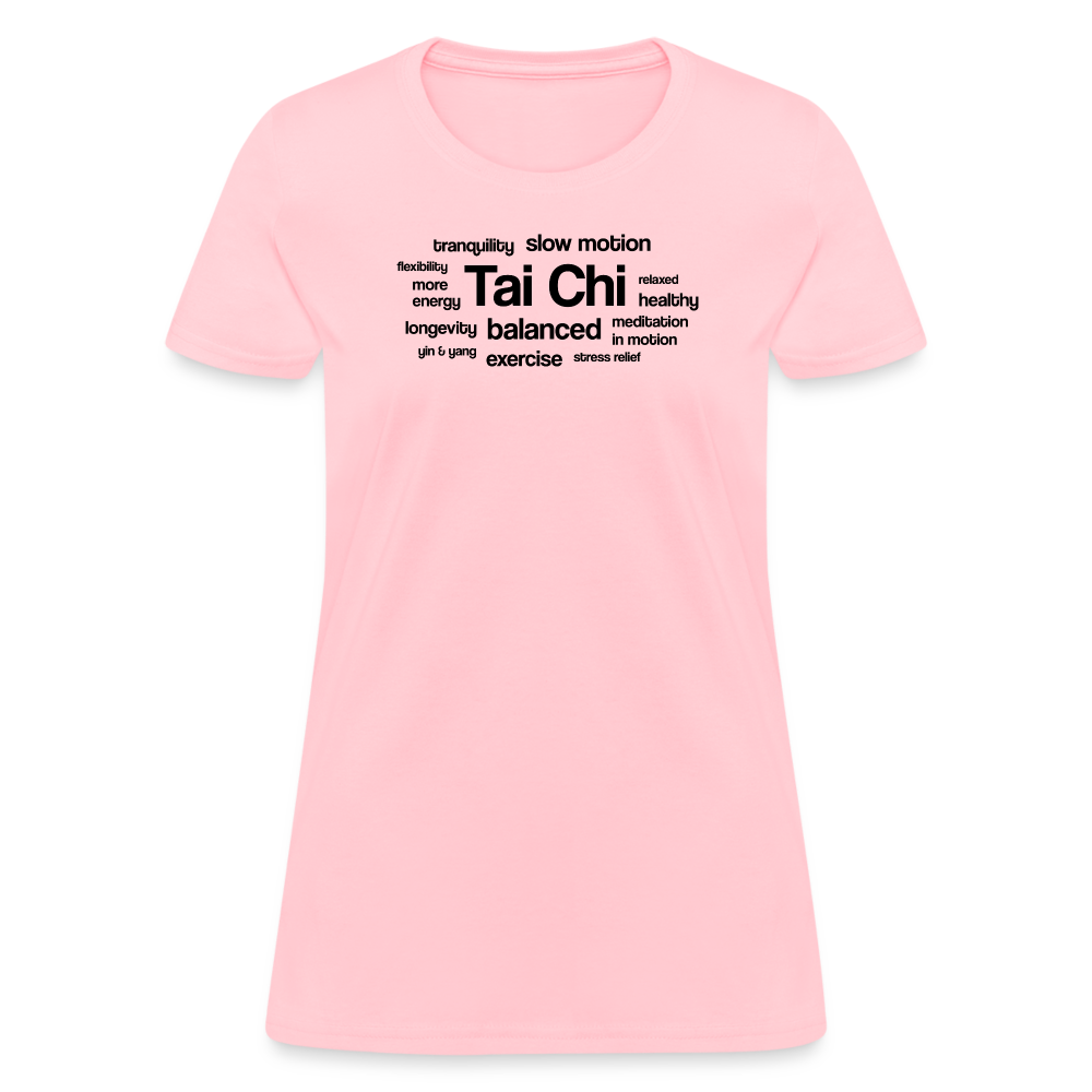 Tai Chi Health Benefits Women's T-Shirt - pink