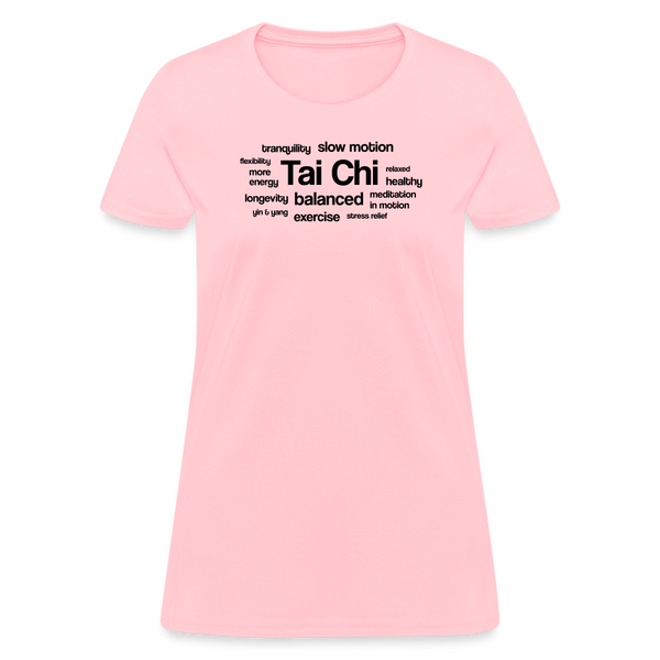 Tai Chi Health Benefits Women's T-Shirt - pink