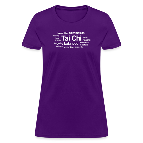 Tai Chi Health Benefits Women's T-Shirt - purple