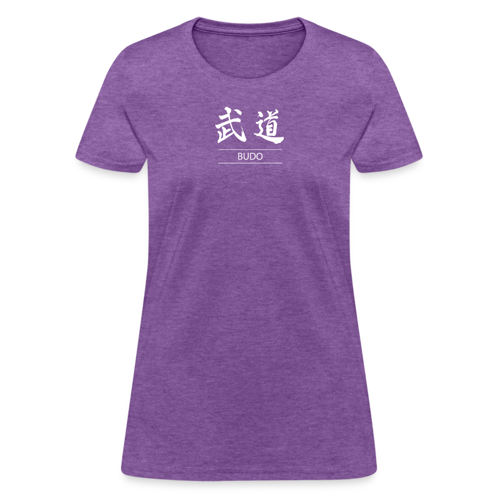 Budo Kanji Women's T-Shirt - purple heather