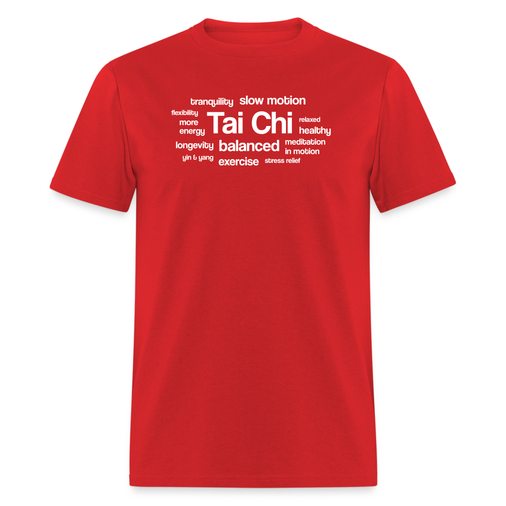 Tai Chi Health Benefits Men's T-Shirt - red