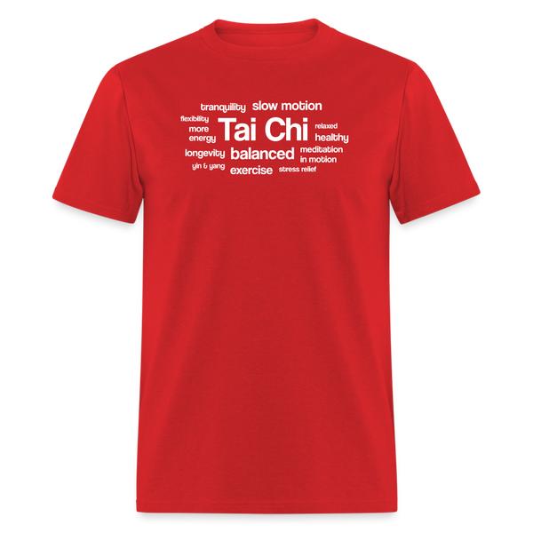 Tai Chi Health Benefits Men's T-Shirt - red