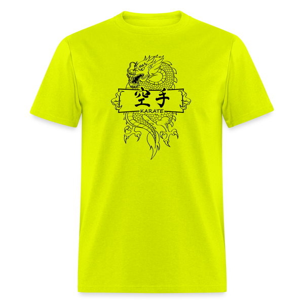 Dragon Karate Men's T-Shirt - safety green