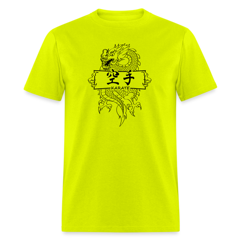 Dragon Karate Men's T-Shirt - safety green