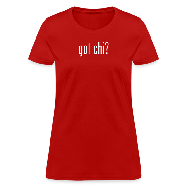 Got Chi? Women's T-Shirt - red