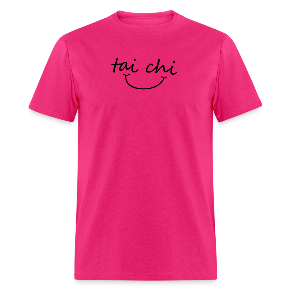 Tai Chi Smile Men's T-Shirt - fuchsia