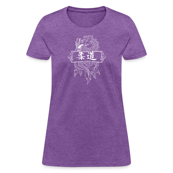 Dragon Judo Women's T-Shirt - purple heather