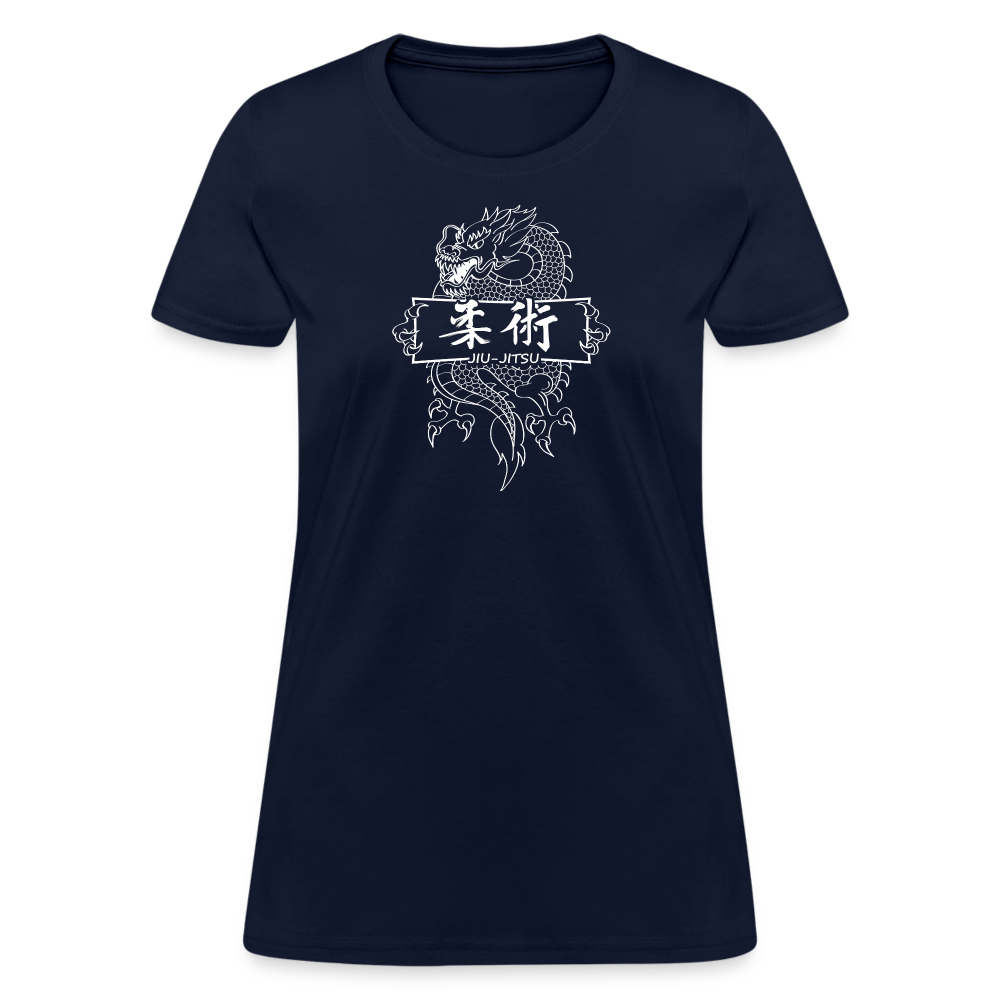 Dragon Jiu-Jitsu Women's T-Shirt - navy