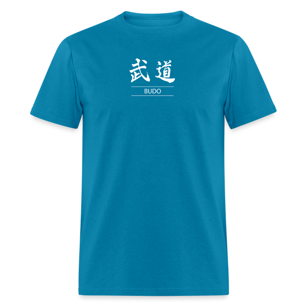 Budo Kanji Men's T-Shirt - turquoise