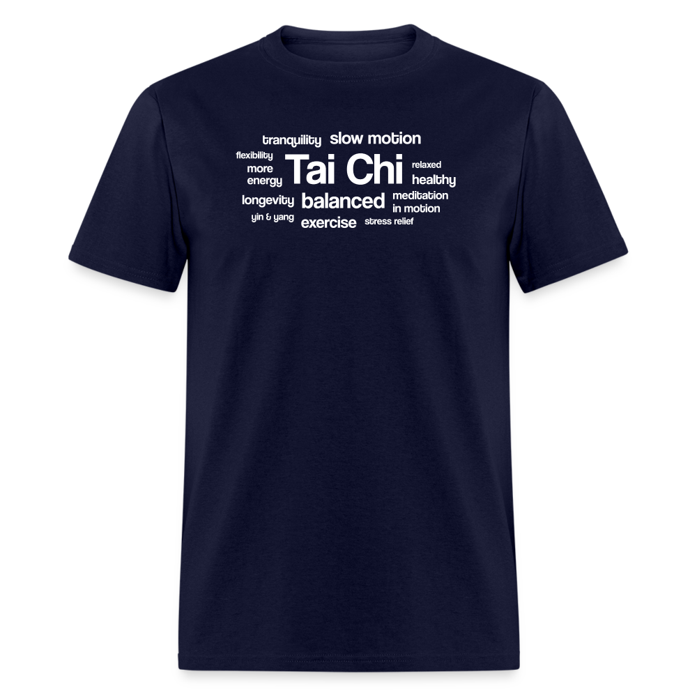 Tai Chi Health Benefits Men's T-Shirt - navy