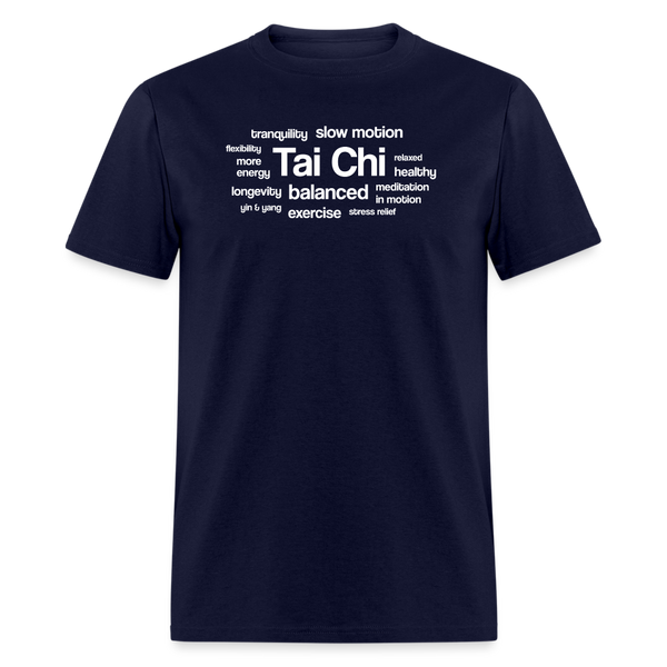 Tai Chi Health Benefits Men's T-Shirt - navy