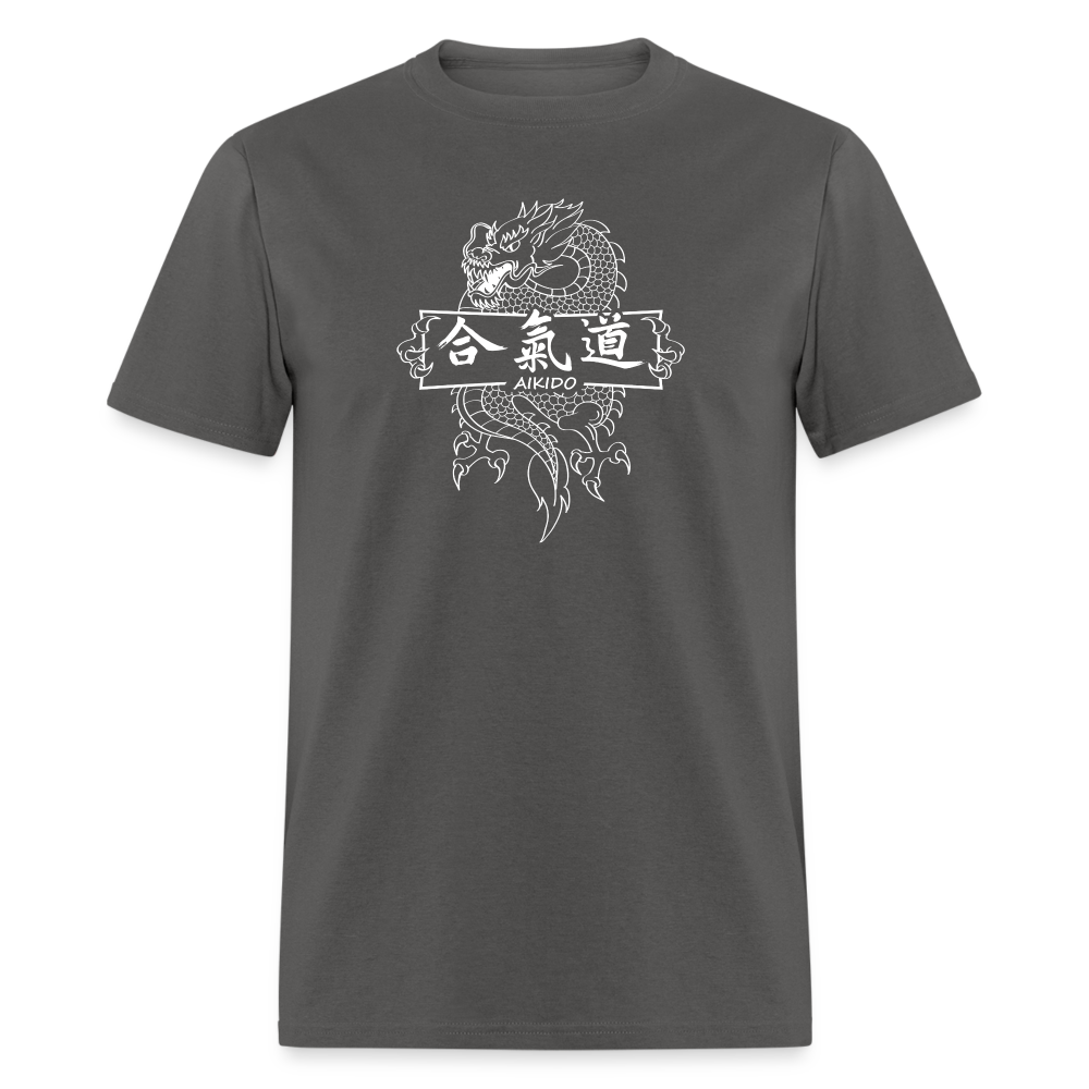 Dragon Aikido Men's T-Shirt - charcoal