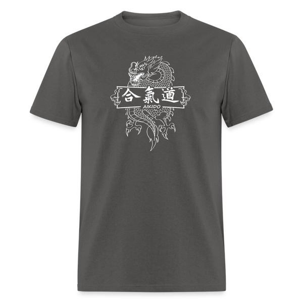 Dragon Aikido Men's T-Shirt - charcoal