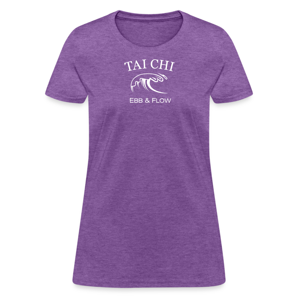 Tai Chi Ebb & Flow Women's T-Shirt - purple heather