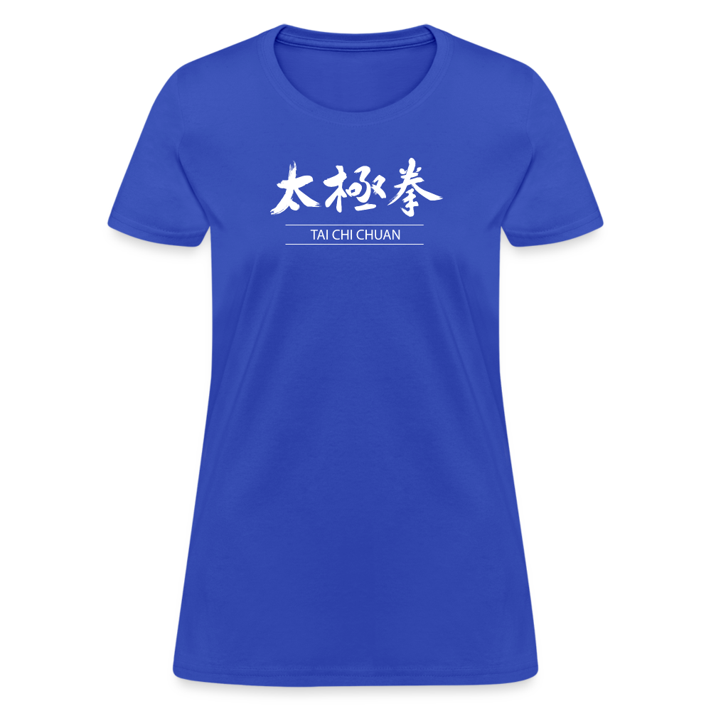 Tai Chi Chuan Kanji Women's T-Shirt - royal blue