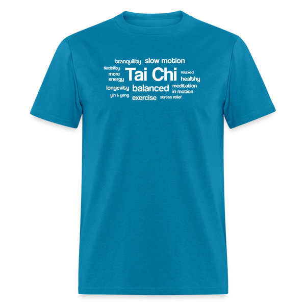 Tai Chi Health Benefits Men's T-Shirt - turquoise