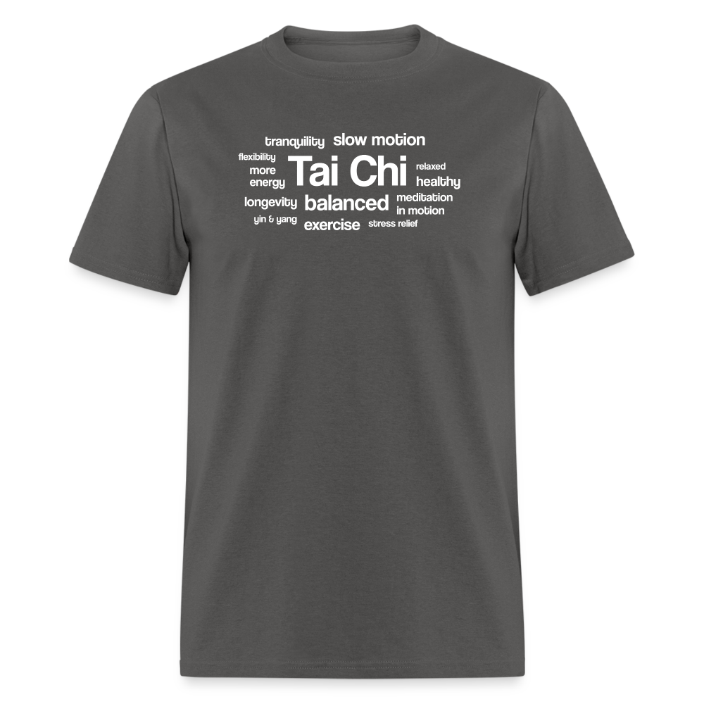 Tai Chi Health Benefits Men's T-Shirt - charcoal