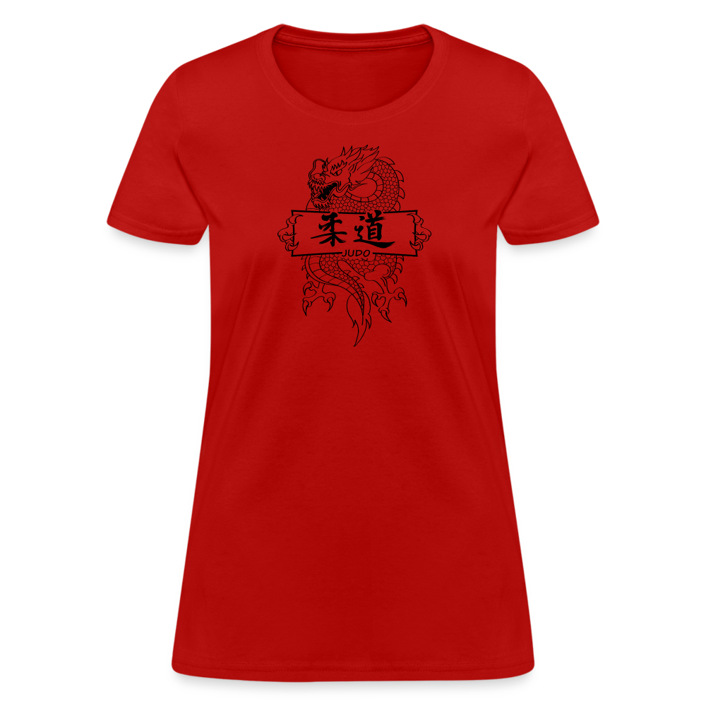 Dragon Judo Women's T-Shirt - red