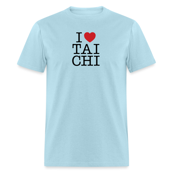 I Love Tai Chi Men's T-Shirt - powder blue